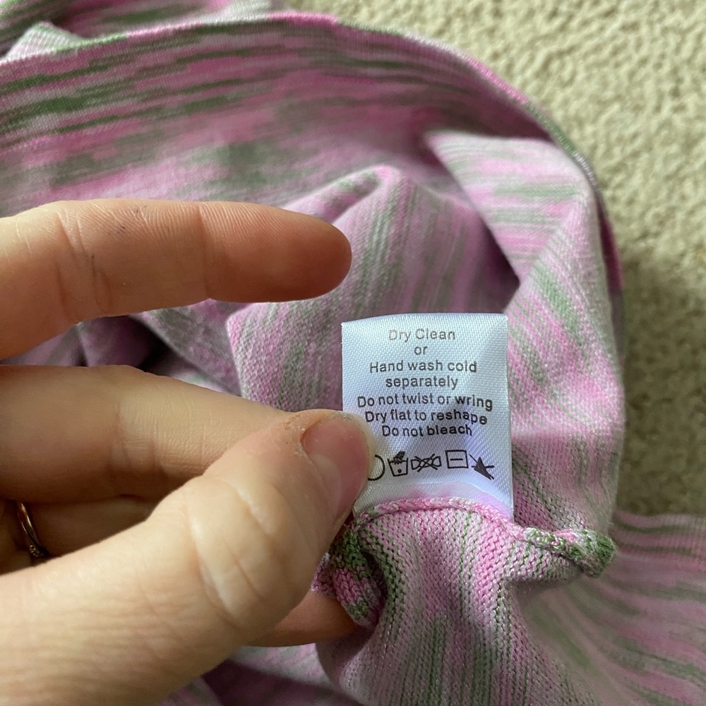 NWT Superdown Zariah Dress pink multi small - Picture 5 of 5